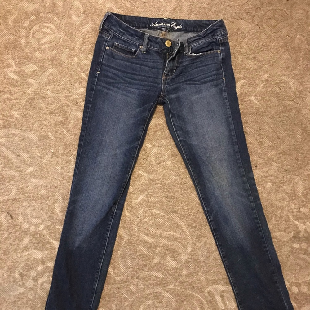 American Eagle size 2 long skinny leg